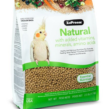 Alimento Zupreem Natural para Tucán, Ninfas Y Agapornis 1.13kg
